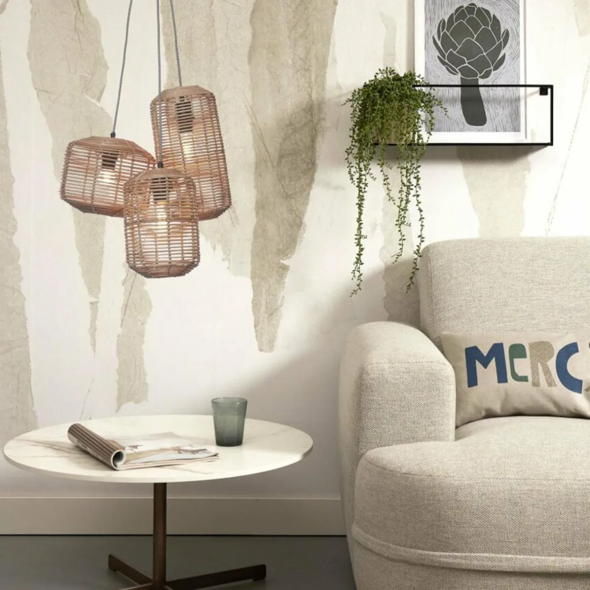 good__mojo_tanami_suspension___lampes_naturelle_0.webp Cheap Good & Mojo Tanami suspension à 3 lampes naturelle