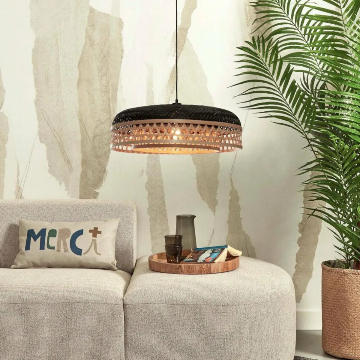 good__mojo_ubud_suspension_cm_naturellenoire_0.webp Best Sale Good & Mojo Ubud suspension Ø60 cm naturelle/noire
