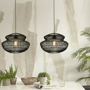 Hot Good & Mojo Zanzibar suspension 40x30 cm noire