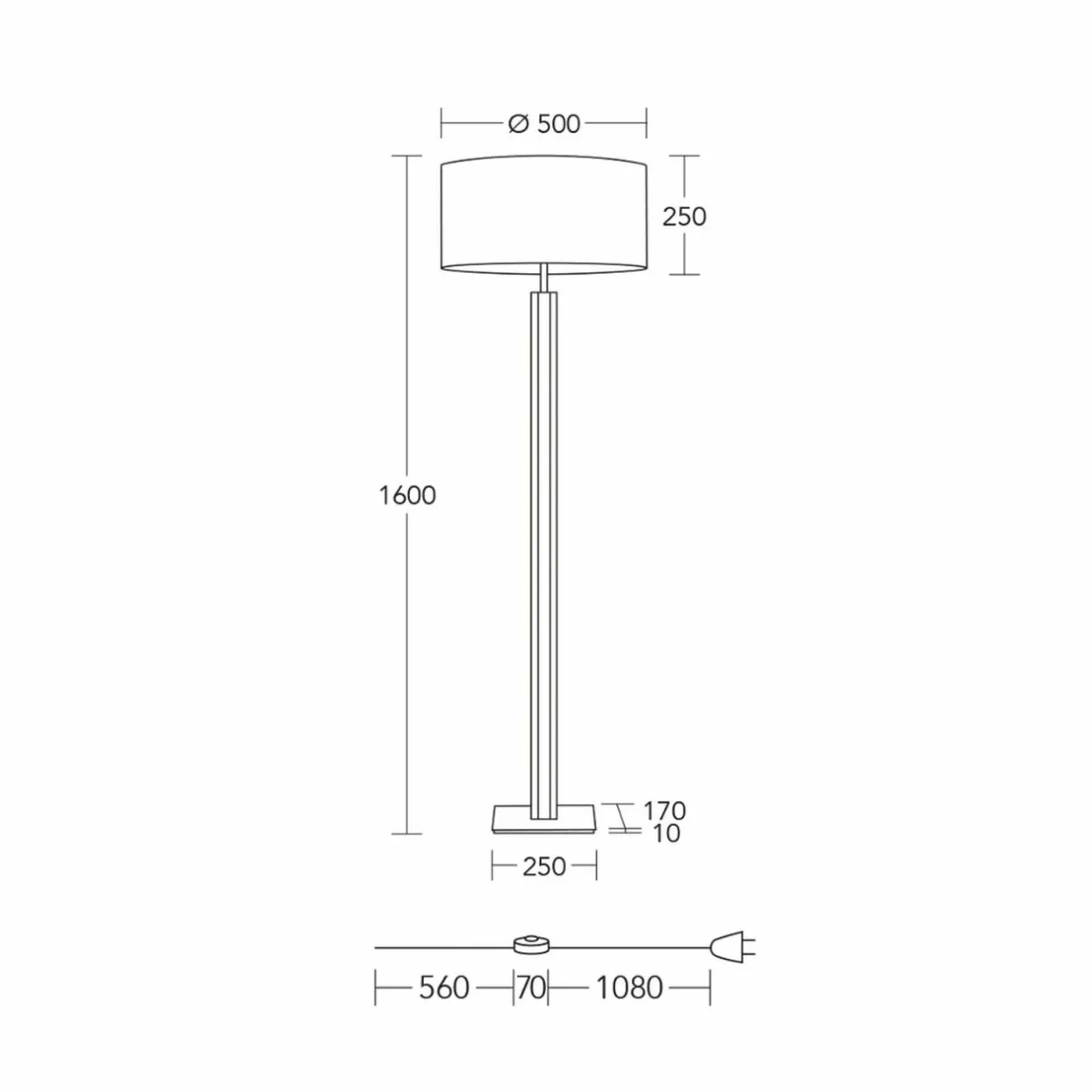 herzblut_lampe_sur_pied_karl_g_rond_boisgranit_blanc_e_1.webp Fashion HerzBlut lampe sur pied Karl G, rond, bois/granit, blanc, E27