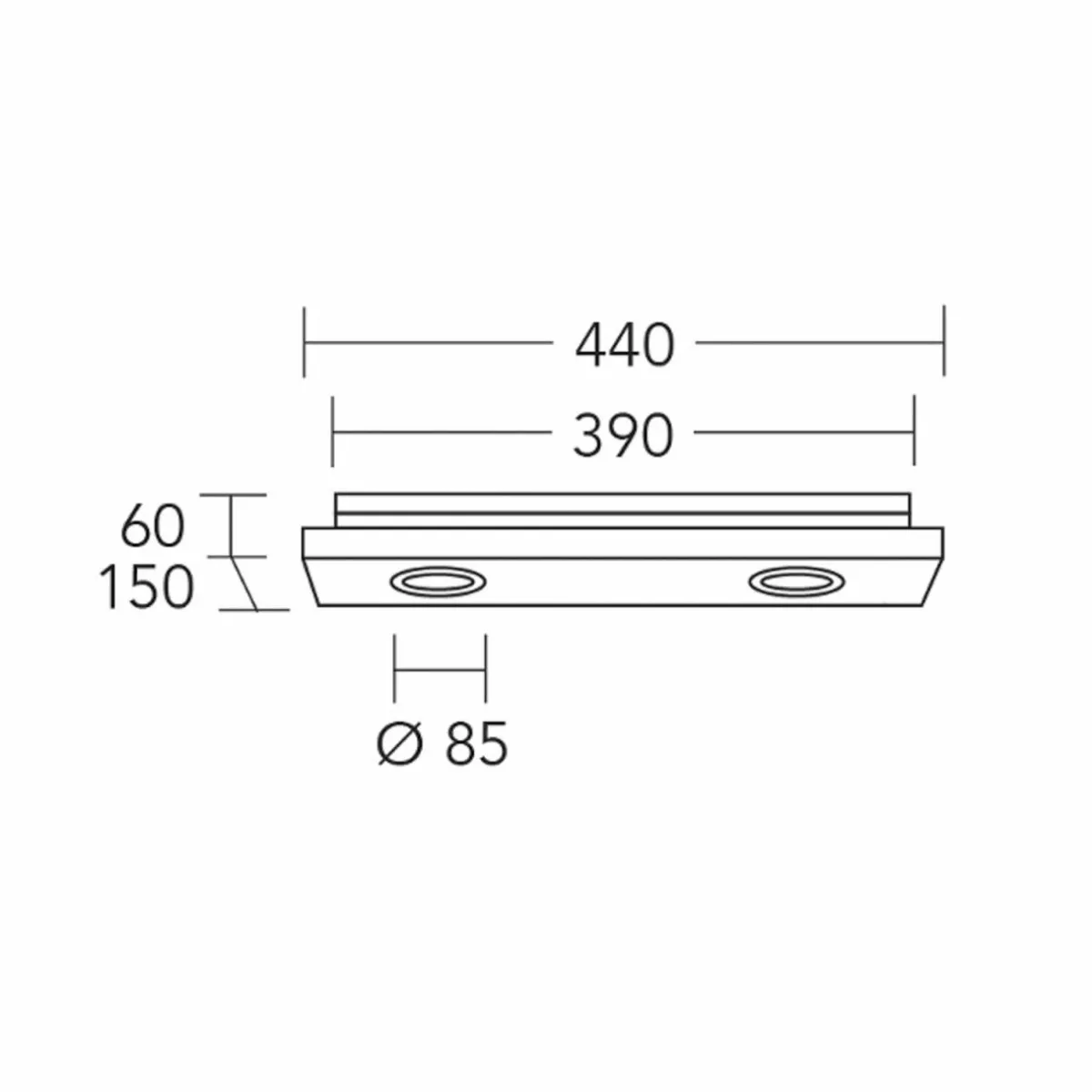 herzblut_plafonnier_lennon__cm___lampes_bois_gu_0.webp Store HerzBlut Plafonnier Lennon, 44 cm, à 2 lampes, bois, GU10