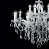 Shop Ideallux Ideal Lux Lustre Florian couleur chrome, cristal, 12flg.