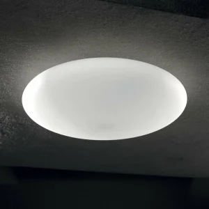 Clearance Ideallux Ideal Lux plafonnier Smarties, verre opalin, Ø 60 cm