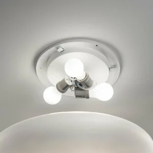 Clearance Ideallux Ideal Lux plafonnier Smarties, verre opalin, Ø 60 cm