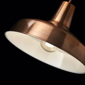 Discount Ideallux Ideal Lux suspension Moby, cuivré, métal, Ø 35 cm