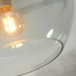 Store It's about RoMi Suspension Bologna, gris clair, à 1 lampe