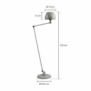 Best Jieldé Aicler AIC833 lampadaire 80+30 cm gris