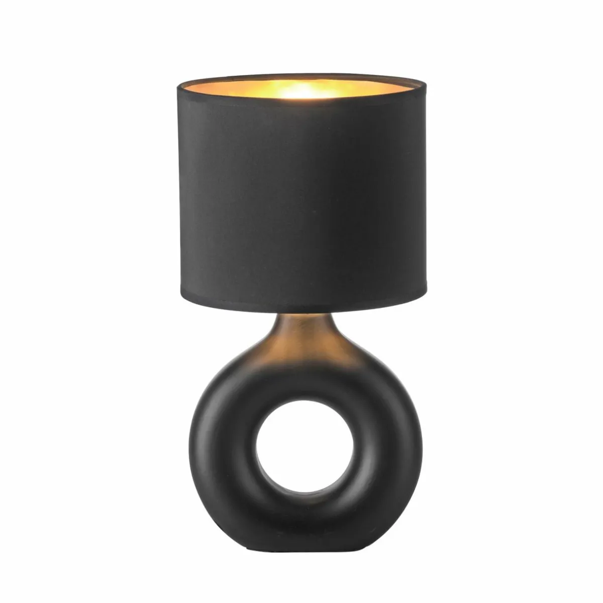 just_light_lampe__poser_carara_pied_en_cramique_noir_0.webp Hot JUST LIGHT. Lampe à poser Carara, pied en céramique, noir