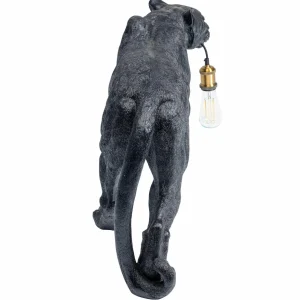 Store KARE Animal Bagheera lampe de table panthère noire