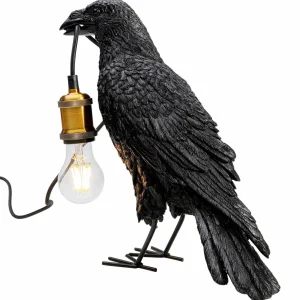 Hot KARE Animal Crow lampe de table en forme de corbeau