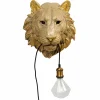 Fashion KARE Animal Tiger Head applique murale avec prise de courant