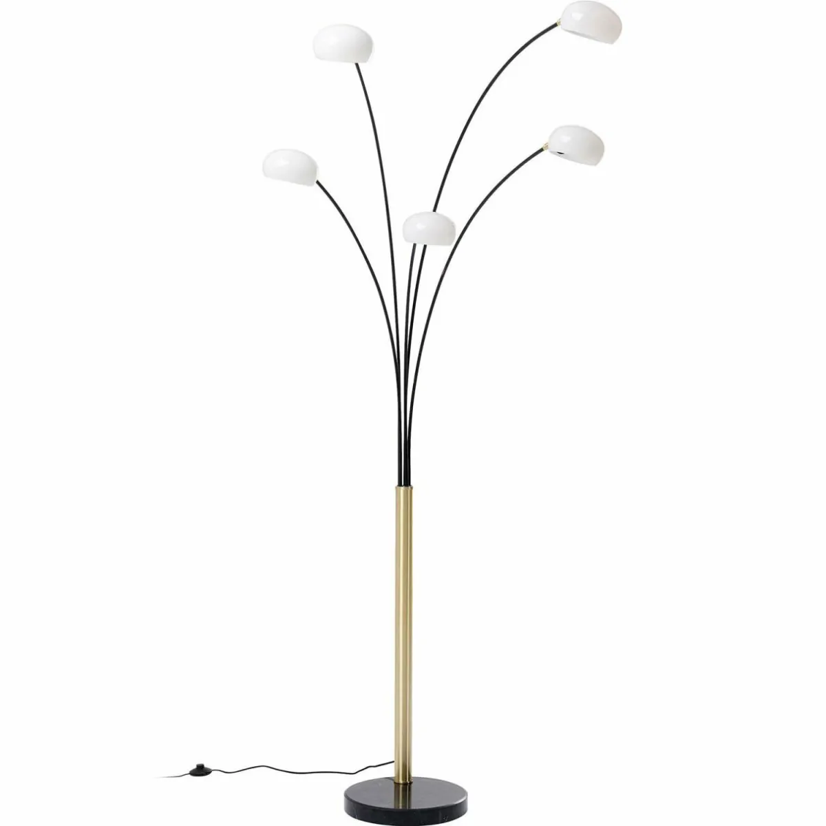 kare_five_fingers_duo_lampadaire_noirblancor_0.webp Sale KARE Five Fingers Duo Lampadaire noir/blanc/or
