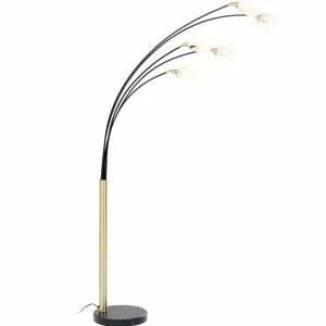 Sale KARE Five Fingers Duo Lampadaire noir/blanc/or