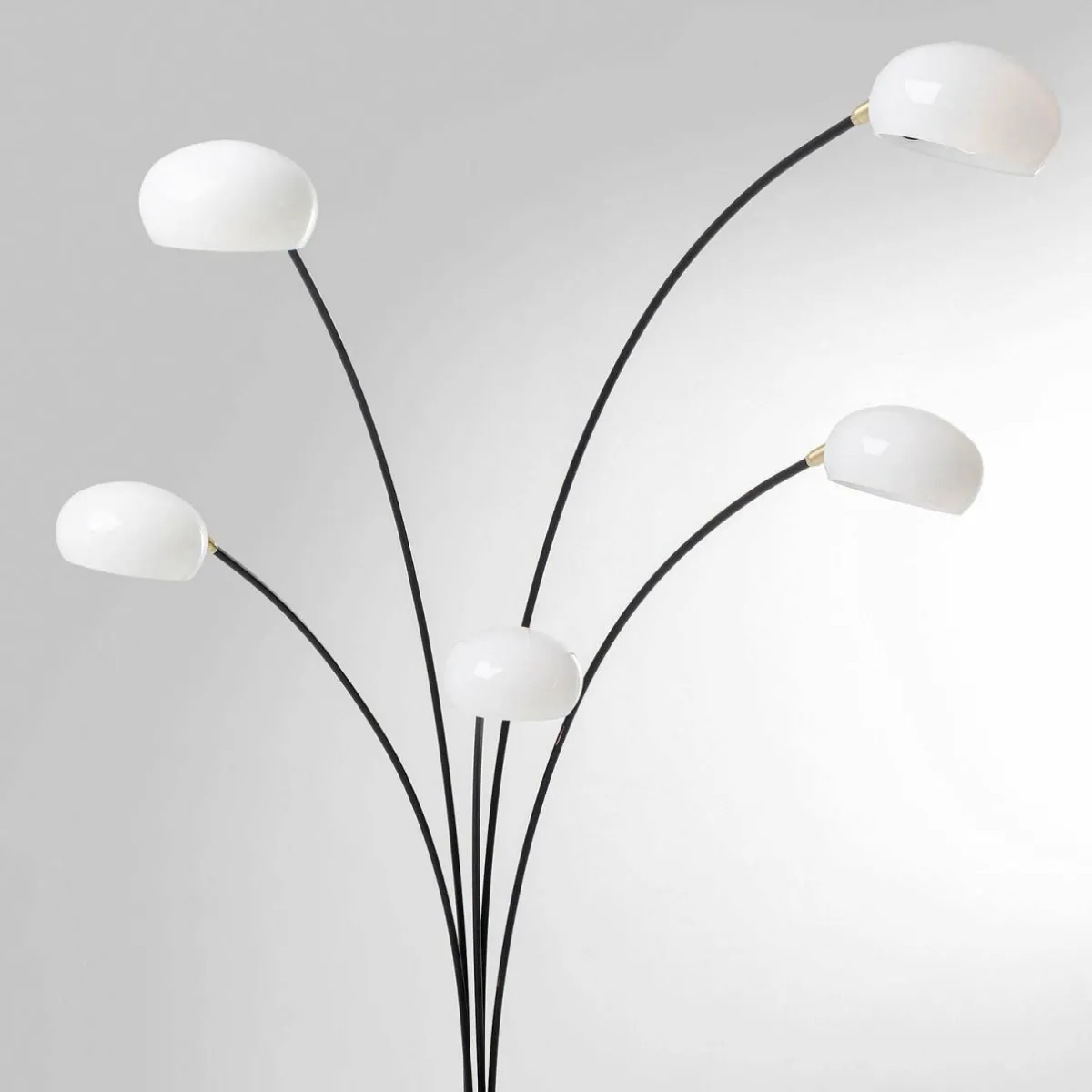 kare_five_fingers_duo_lampadaire_noirblancor_2.webp Sale KARE Five Fingers Duo Lampadaire noir/blanc/or