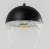 Discount KARE Frozen suspension à 1 lampe noire Ø 20 cm