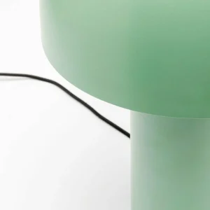 Cheap KARE Lampe à poser Loungy, vert, acier, hauteur 38 cm