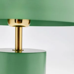 Cheap KARE Lampe à poser Loungy, vert, acier, hauteur 38 cm