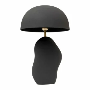 Cheap KARE Lampe à poser Nube, noir, acier, hauteur 48 cm