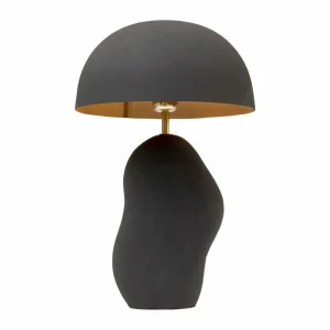 Cheap KARE Lampe à poser Nube, noir, acier, hauteur 48 cm