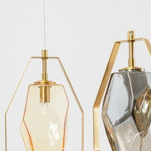 Online KARE Suspension Diamond Fever Dining laiton à 5 lampes linear