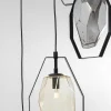 Flash Sale KARE Suspension Diamond Fever Spiral noir à 5 lampes rondes