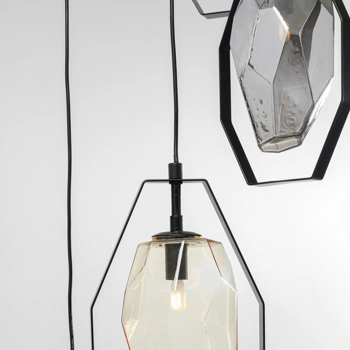 kare_suspension_diamond_fever_spiral_noir___lampes_rondes_0.webp Flash Sale KARE Suspension Diamond Fever Spiral noir à 5 lampes rondes