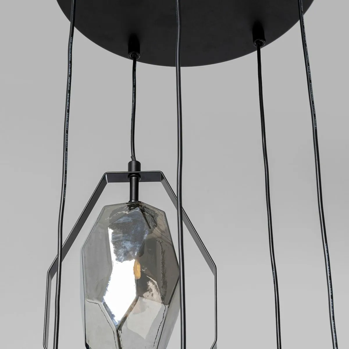 kare_suspension_diamond_fever_spiral_noir___lampes_rondes_1.webp Flash Sale KARE Suspension Diamond Fever Spiral noir à 5 lampes rondes