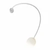 Discount Karman Applique murale Moony, blanc, Ø 15 cm, saillie 100 cm Verre