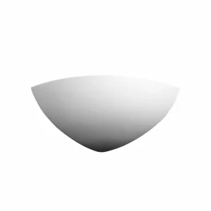 Best austrolux KOLARZ Applique murale Bisquitte, blanc, largeur 21 cm, plâtre