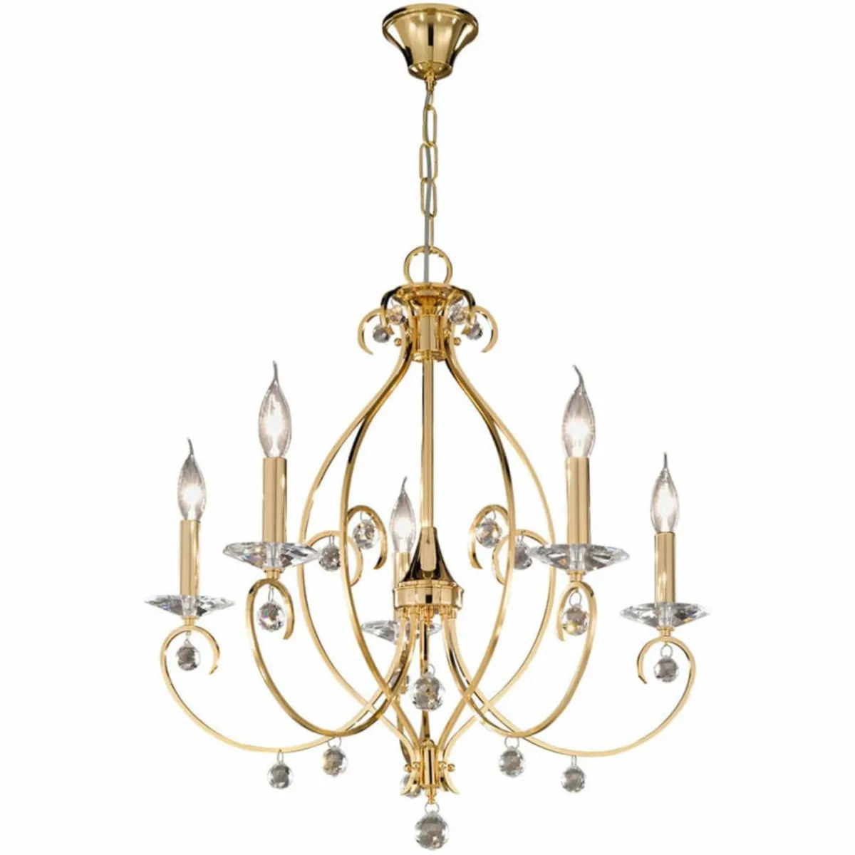 kolarz_carat__lustre___lampes_0.webp Online KOLARZ Carat - lustre à 5 lampes
