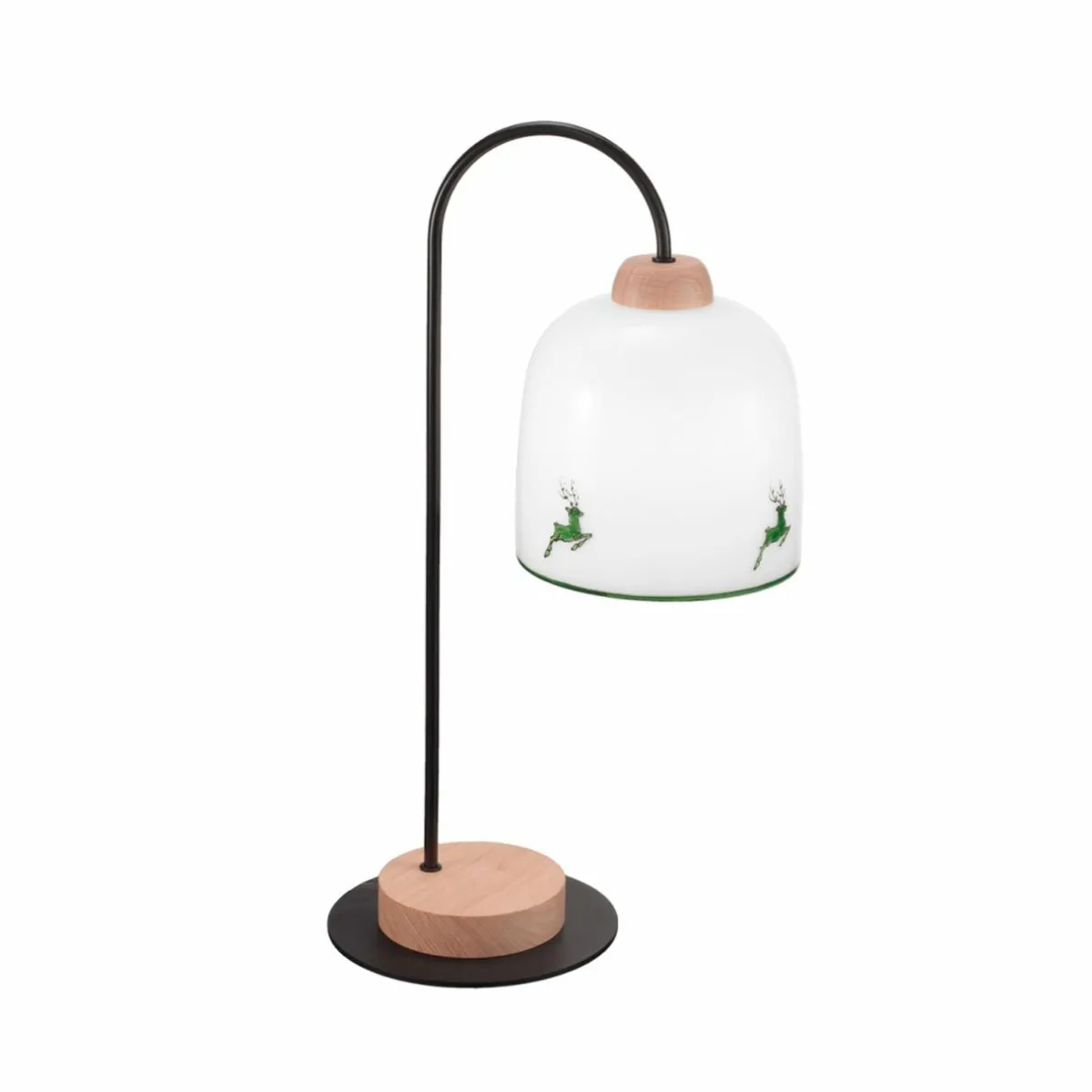 kolarz_lampe_de_table_chalet_blancvert_cerf_hauteur__cm_0.webp Outlet austrolux KOLARZ Lampe de table Chalet, blanc/vert cerf, hauteur 56 cm