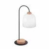 Fashion austrolux KOLARZ Lampe de table Chalet, hauteur 56 cm, blanc/brun/noir