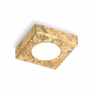 Best Sale austrolux KOLARZ Plafonnier Click Q, vintage-doré, longueur 12 cm