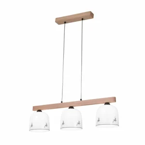 Cheap austrolux KOLARZ Suspension Chalet, blanc/cerf gris, longueur 88 cm