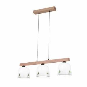 Cheap austrolux KOLARZ Suspension Chalet, blanc/vert cerf, longueur 88 cm