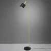 Online Reality Leuchten Lampadaire Adam, à une lampe, noir/doré