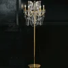 Sale Masiero Lampadaire Annino doté d'éléments Swarovski