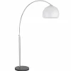 Hot Searchlight Lampadaire arqué Arcos avec pied de marbre