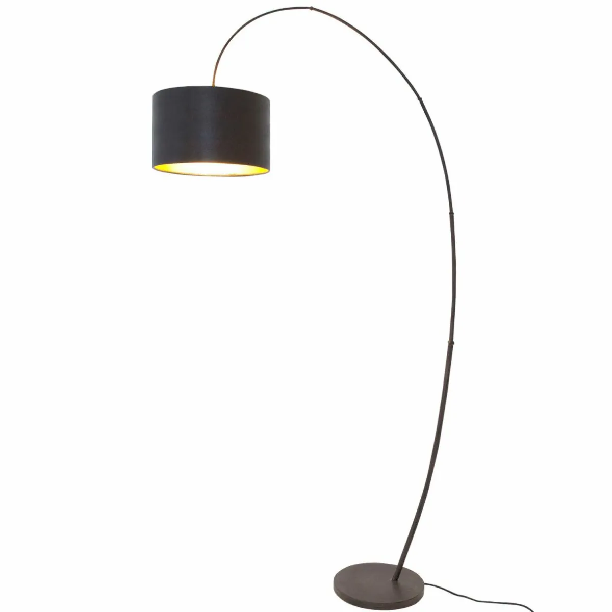 lampadaire_arqu_bambou_arco_brunnoirdor_0.webp Cheap Holländer Lampadaire arqué Bambou Arco, brun-noir/doré