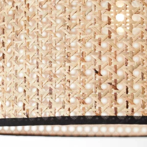 Cheap Brilliant Lampadaire arqué Wiley en rotin