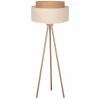 Sale Duolla Lampadaire Boho, trépied écru/jute hauteur 145 cm