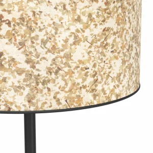 Sale EGLO Lampadaire Butterburn, hauteur 162 cm, beige/vert, métal/tissu