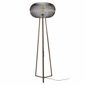 Online Zijlstra Lampadaire Copper Twist noir/cuivre 170 cm métal tripode
