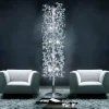 Fashion Metallux Lampadaire Crystal à tige recouverte