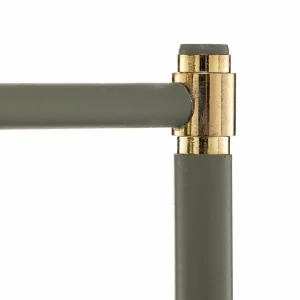 Outlet Argon Lampadaire Destin réglable, vert/laiton