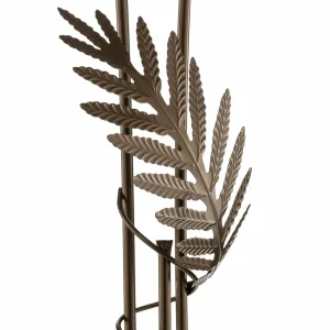Cheap ONLI Lampadaire Dubaï aspect feuilles, 2 lampes, bronze
