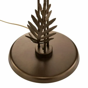 Cheap ONLI Lampadaire Dubaï aspect feuilles, 2 lampes, bronze