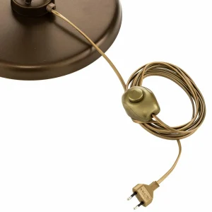 Cheap ONLI Lampadaire Dubaï aspect feuilles, 2 lampes, bronze