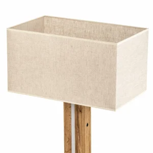Flash Sale BRITOP Lampadaire Elegance dimmable, placage chêne, beige