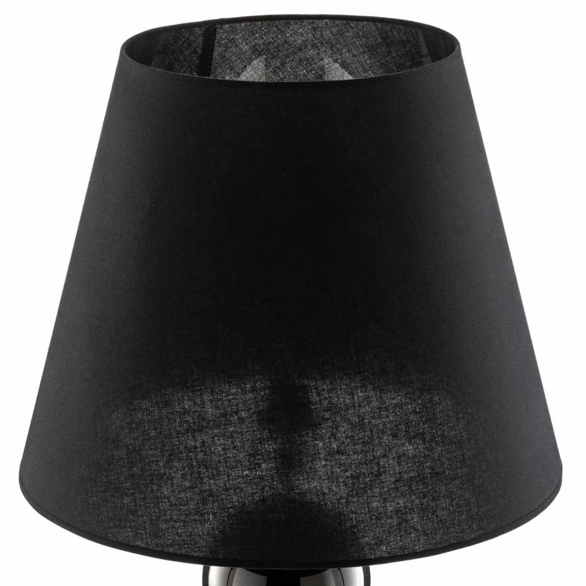 lampadaire_en_tissu_fulda_dcor_verre_noir_4.webp Best Sale Argon Lampadaire en tissu Fulda, décor verre, noir
